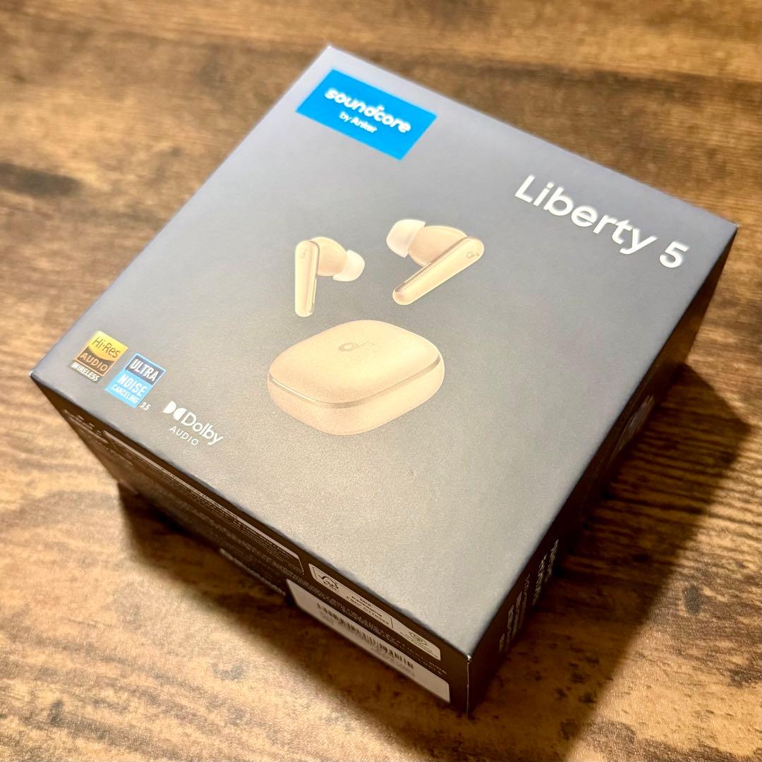 Anker soundcore Liberty 5 シャンパンゴールド アンカー