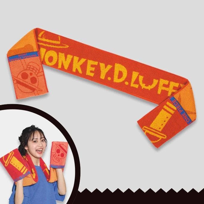 601◇ポケット付 マフラータオル ルフィ USJ 2022 ONE PIECE
