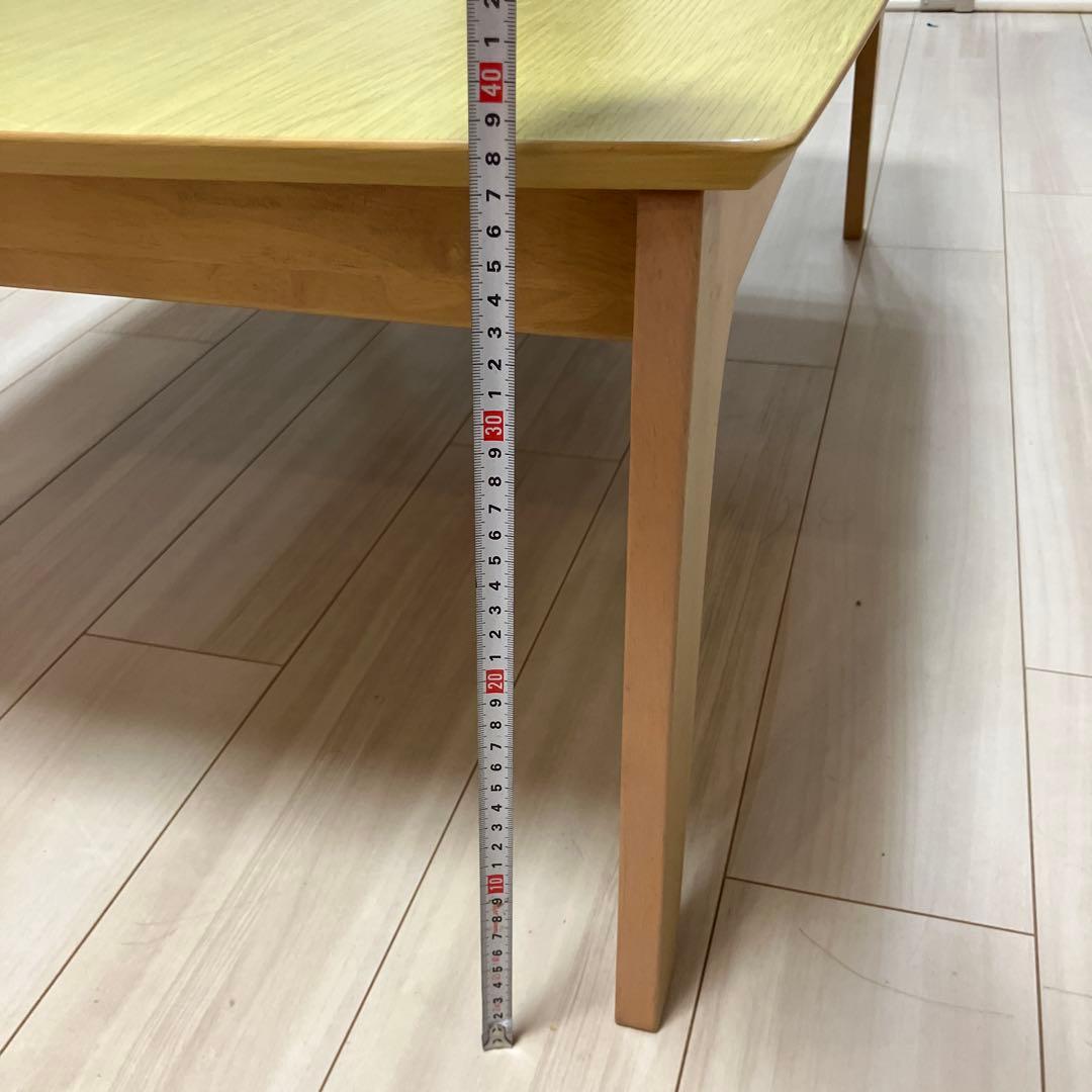 こたつテーブル 約100cm x 約70cm ×約40cm