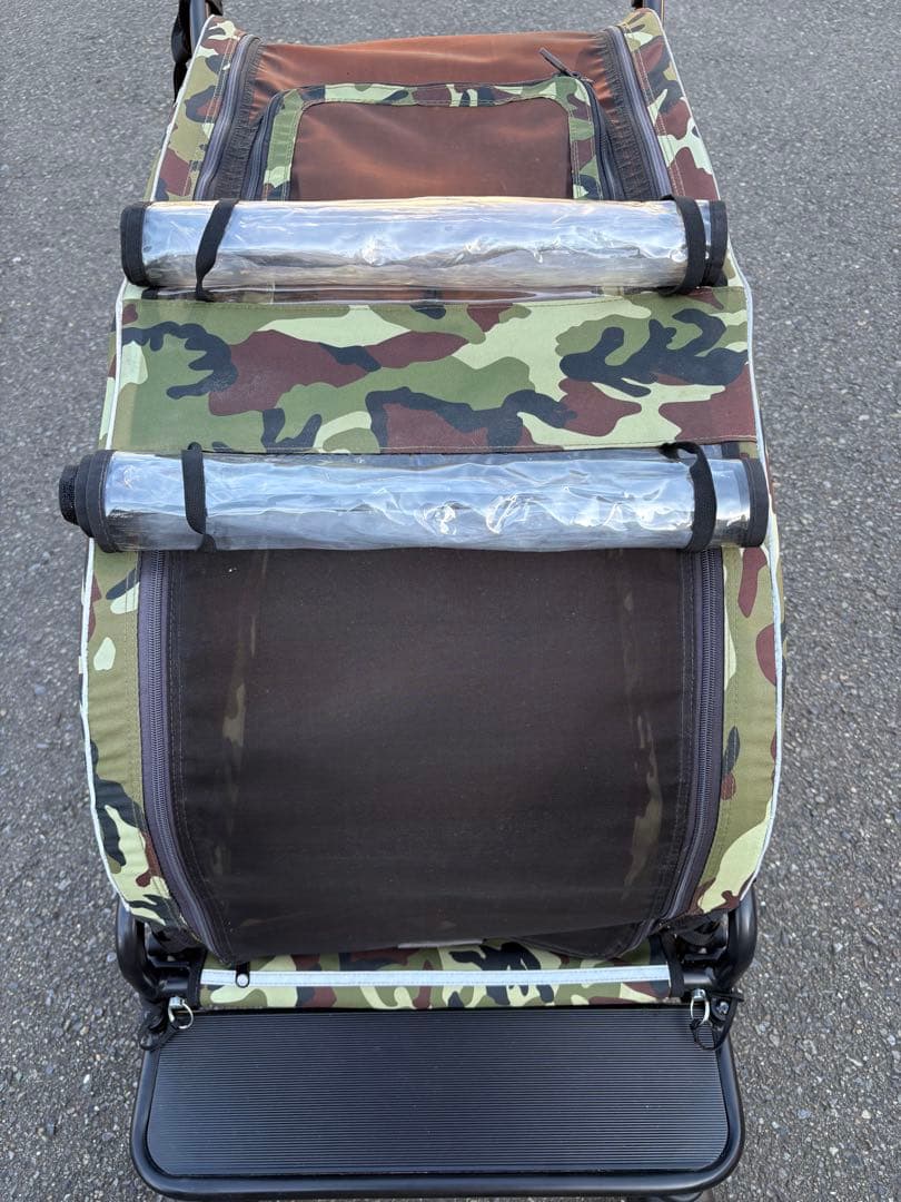 エアバギー キャリッジ 台車・ルーフ カモフラージュ ペットカート