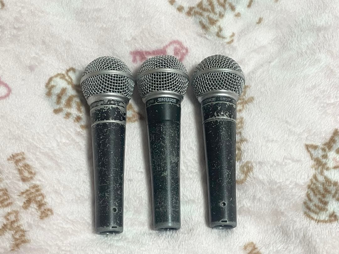SHURE SM58 ダイナミックマイク 3本セット