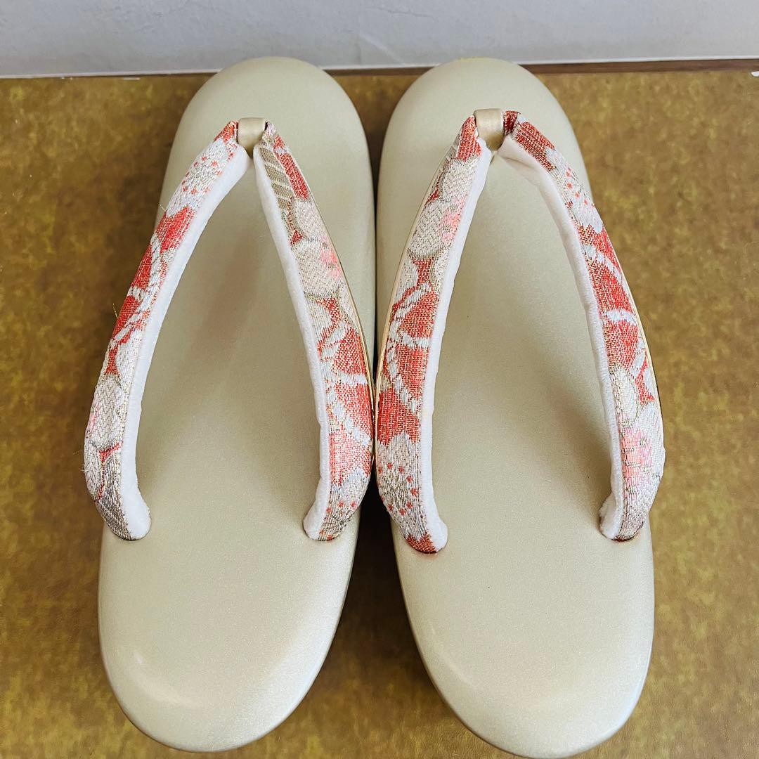 【美品】　振袖用バッグ　草履　成人式　振袖　Ｌサイズ　フリーサイズ