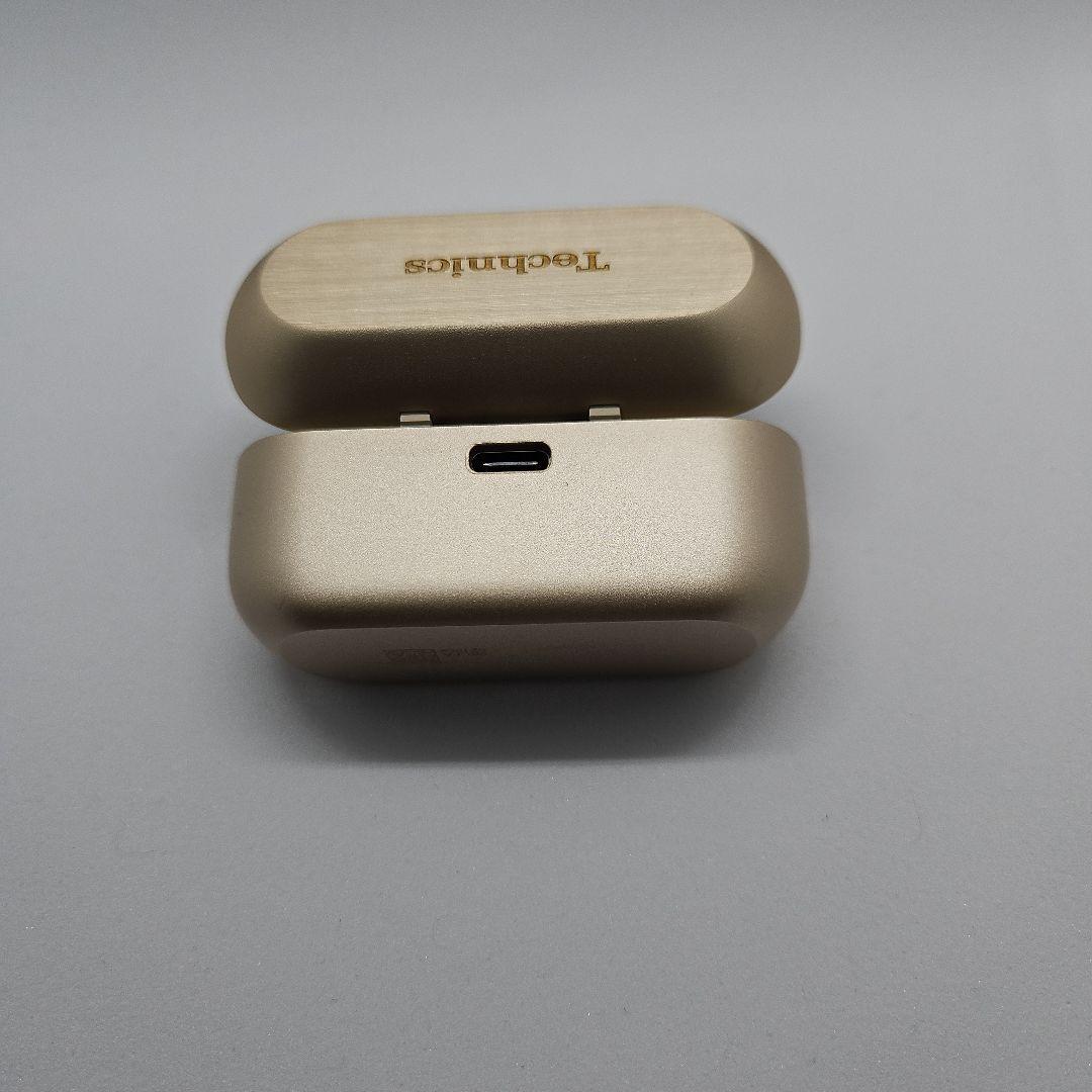 中古/充電ケースのみ/Technics EAH-AZ100-N/ゴールド/金/ネ