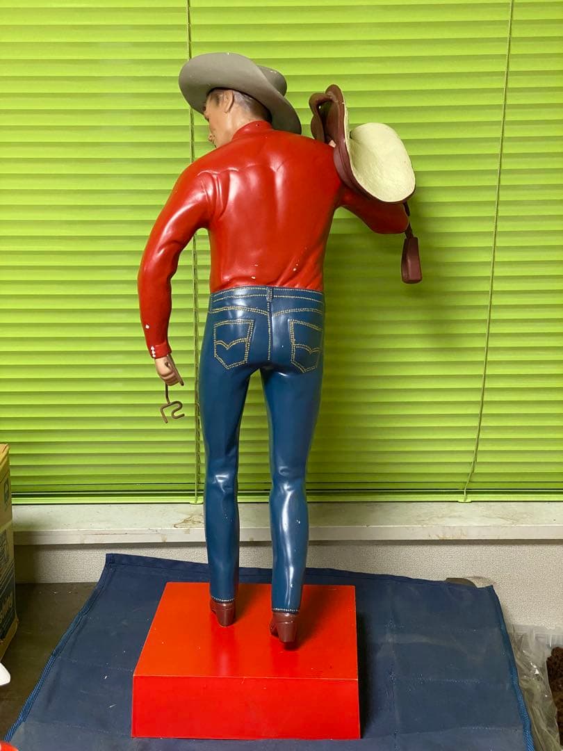 【ビンテージ品】ジーンズSHOP展示ウエアハウス人形☆限定シリアル037