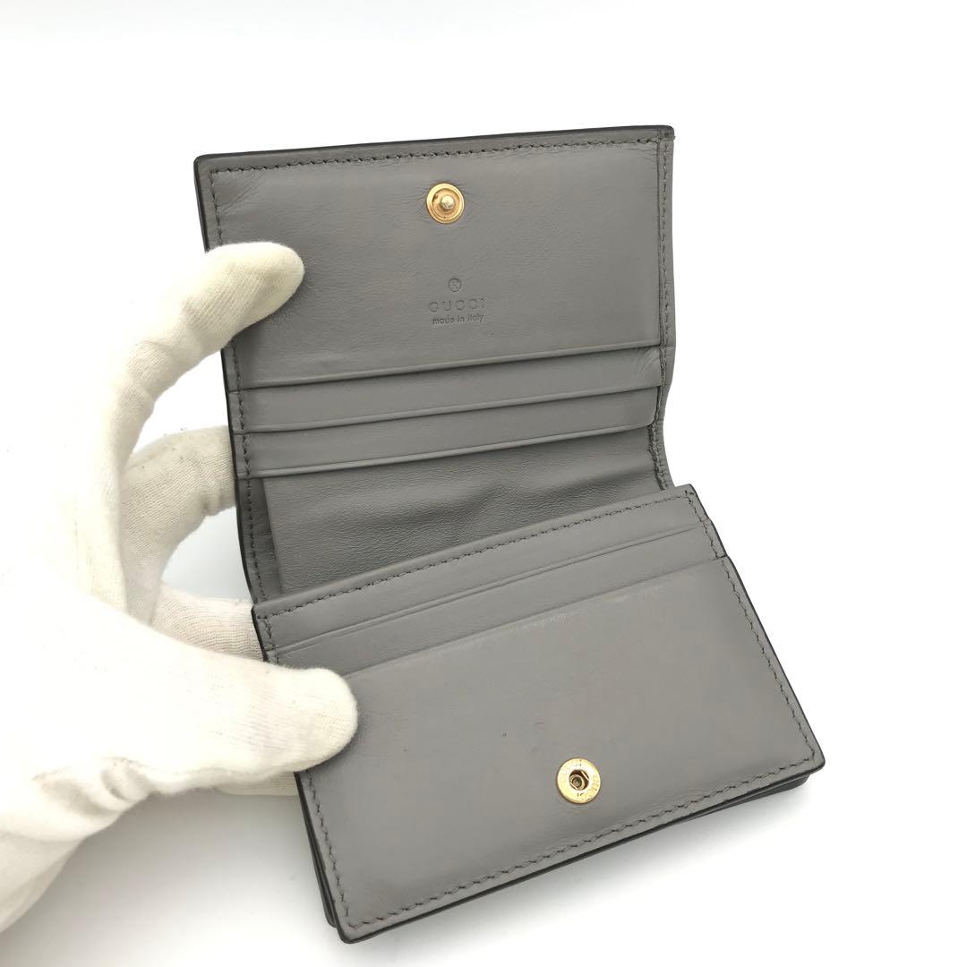 正規品　極美品　グッチ財布　グッチggマーモント グッチマトラセット　レザー