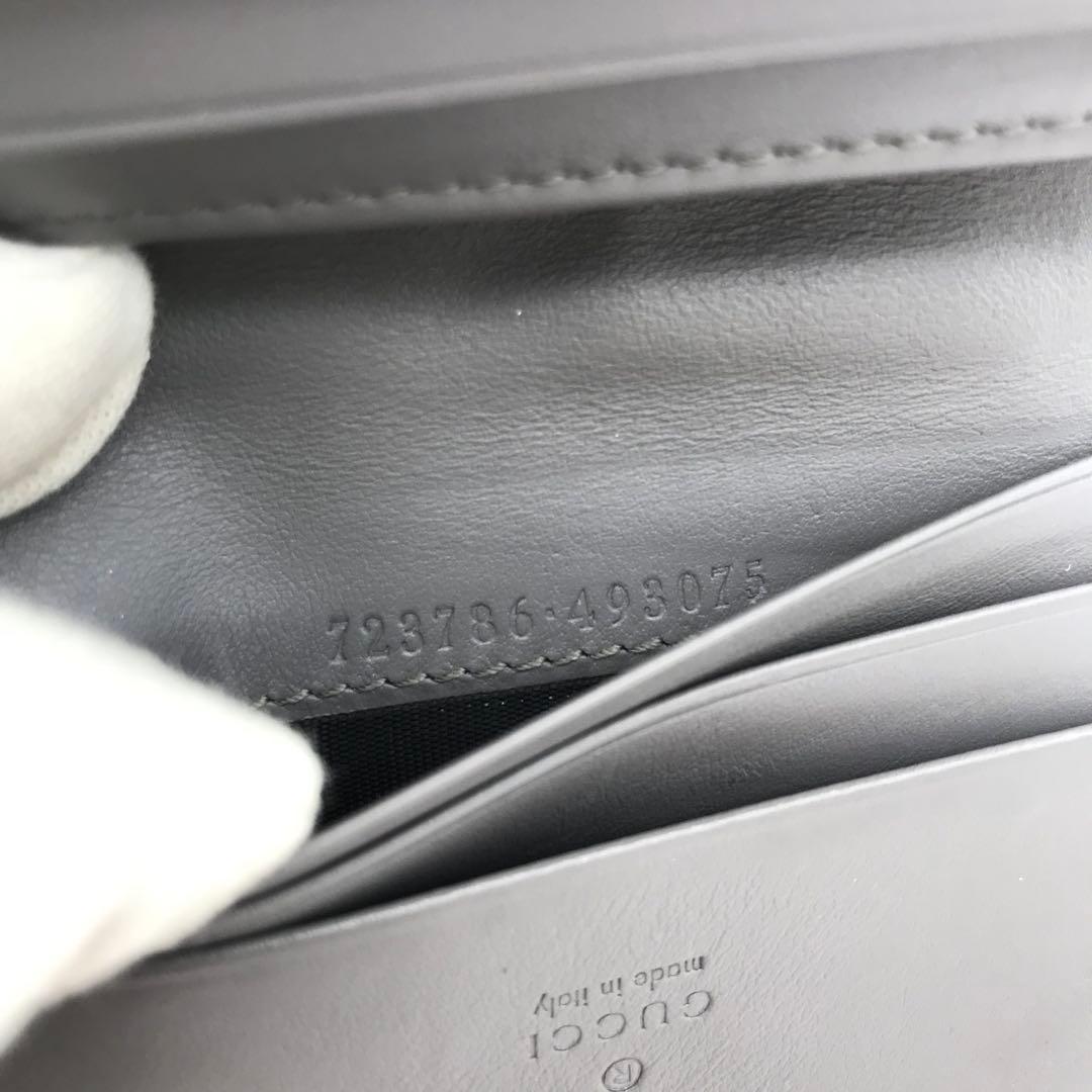 正規品　極美品　グッチ財布　グッチggマーモント グッチマトラセット　レザー