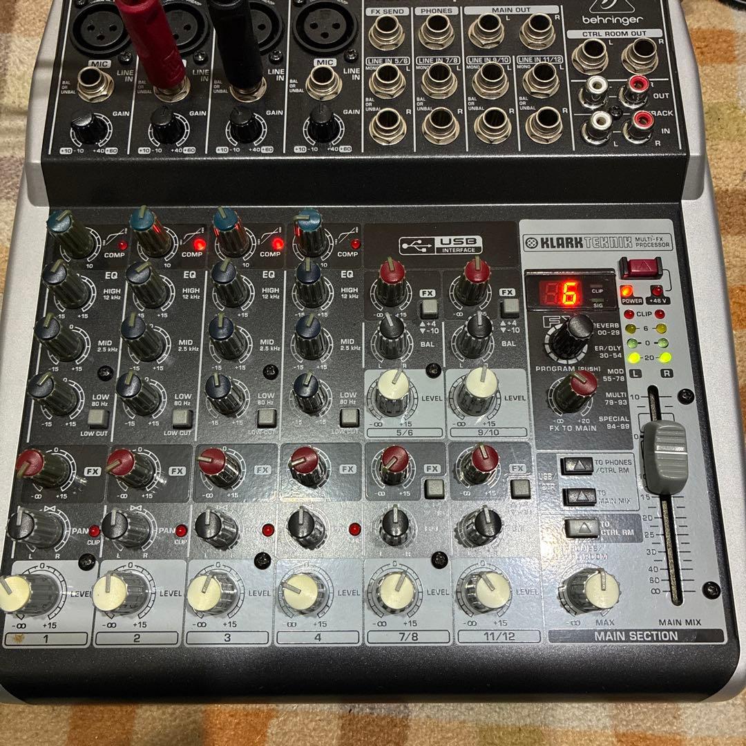 美品　動作ok！　ベリンガー　QX1202USB