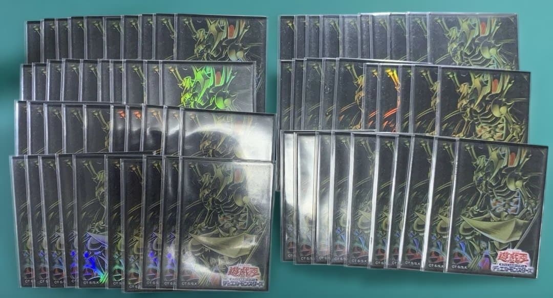 遊戯王　三幻魔　スリーブ　セット　神炎皇ウリア　降雷皇ハモン　幻魔皇ラビエル