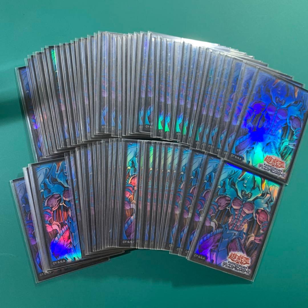 遊戯王　三幻魔　スリーブ　セット　神炎皇ウリア　降雷皇ハモン　幻魔皇ラビエル