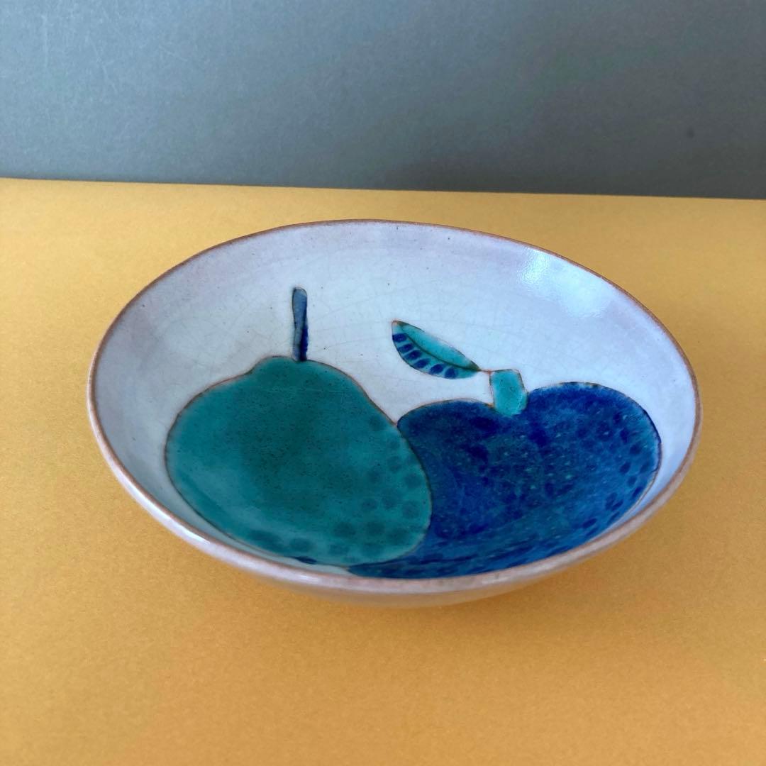 フランス　ヴィンテージ　ジャン/ロベール・クルティエ　ボウル　洋梨・リンゴ