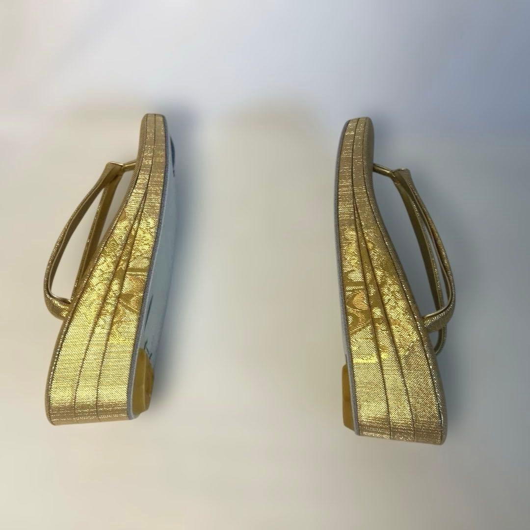 本金佐賀錦　和バッグ　草履セット売り　オリジナル　未使用品