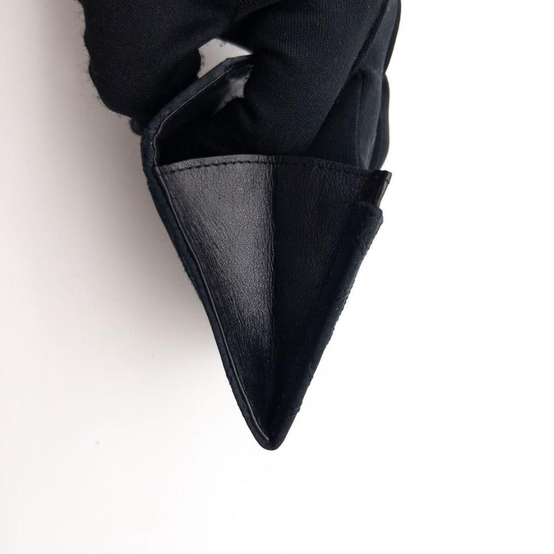 超レア【極美品】CHANEL ビコローレ　サテンケース　小銭入れ　黒