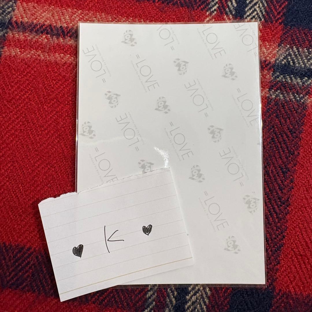 = LOVE 野口衣織 木漏れ日メゾフォルテ 直筆