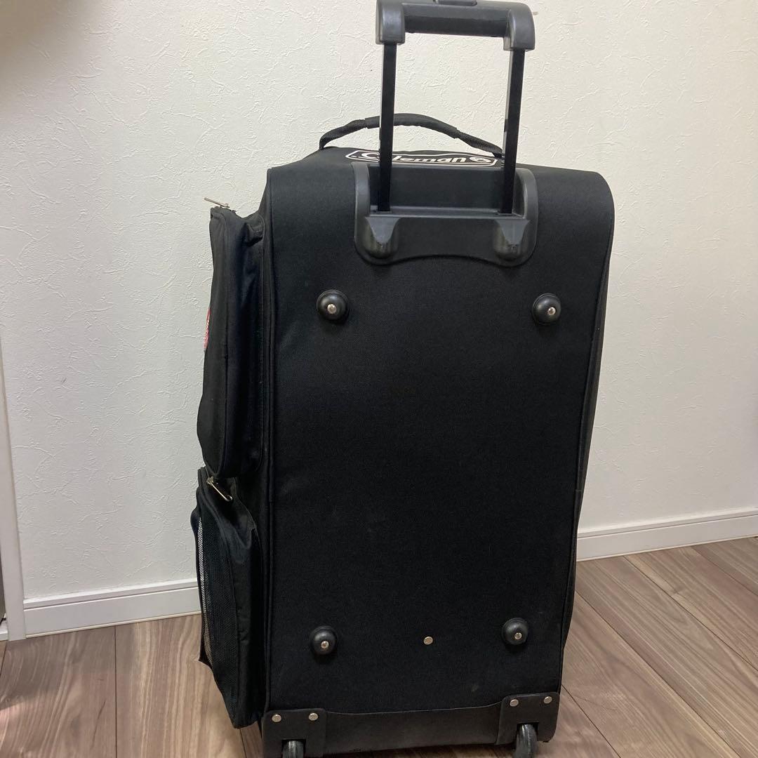 特大Coleman☆コールマン 77L ボストン キャリーバッグ 3way 黒