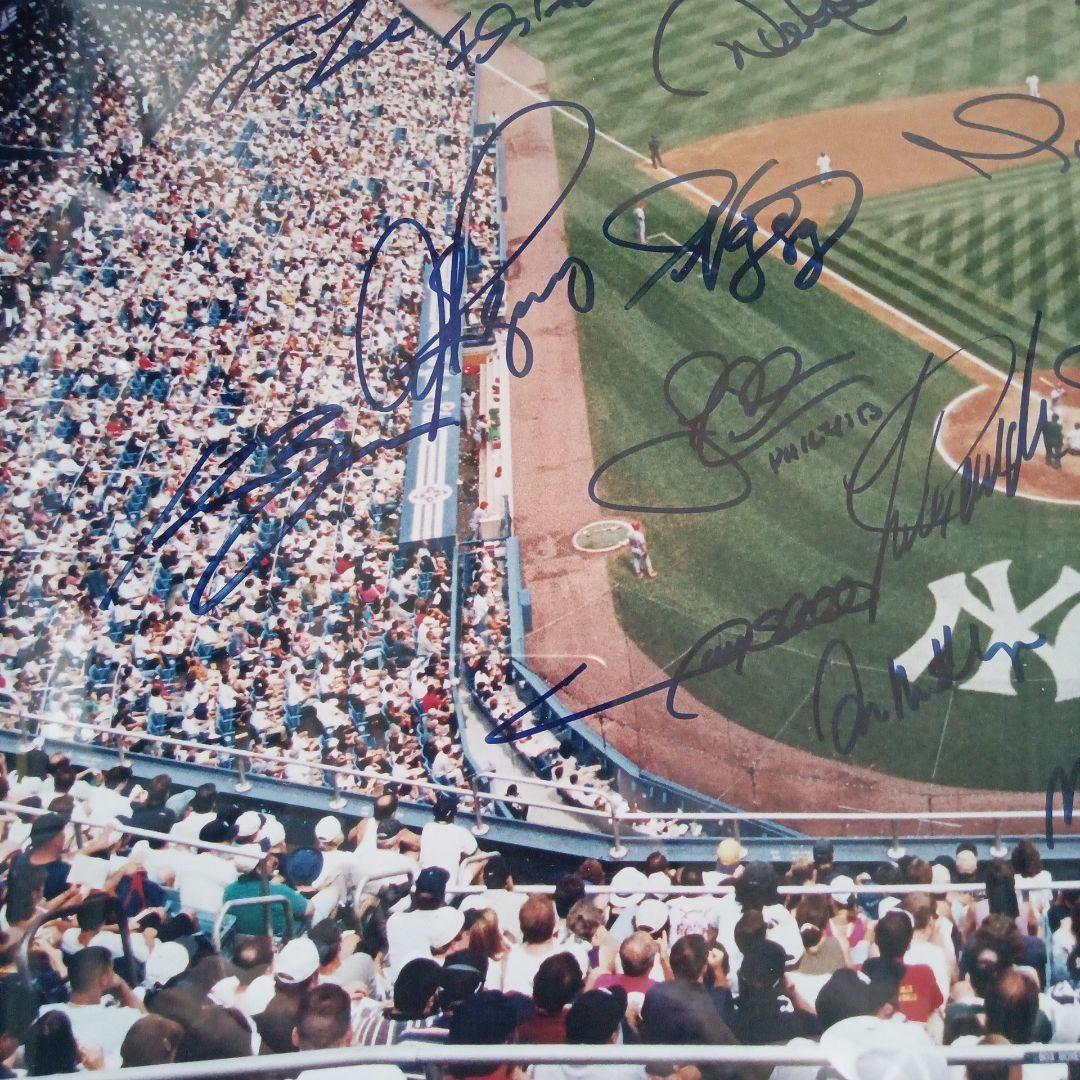 MLB NY ニューヨーク ヤンキース 2004年 直筆 サイン フォト 証明書