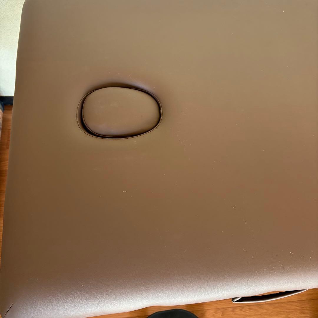 折りたたみマッサージベッド ブラウン　木製　持ち運び