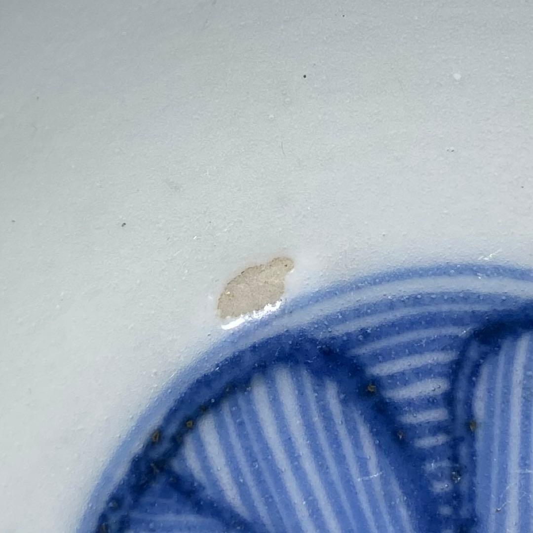 古伊万里　染付蓋茶碗　トヒチル　W11.5cm/10cm 東N7-1026☆2F