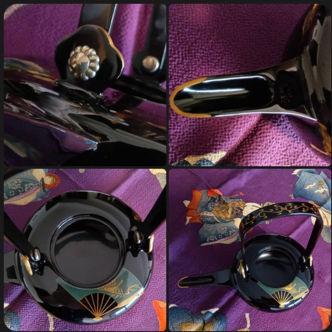 輪島塗　高級　漆器　扇面 ●屠蘇器　セット ●源氏香蒔絵　雪斉型お盆