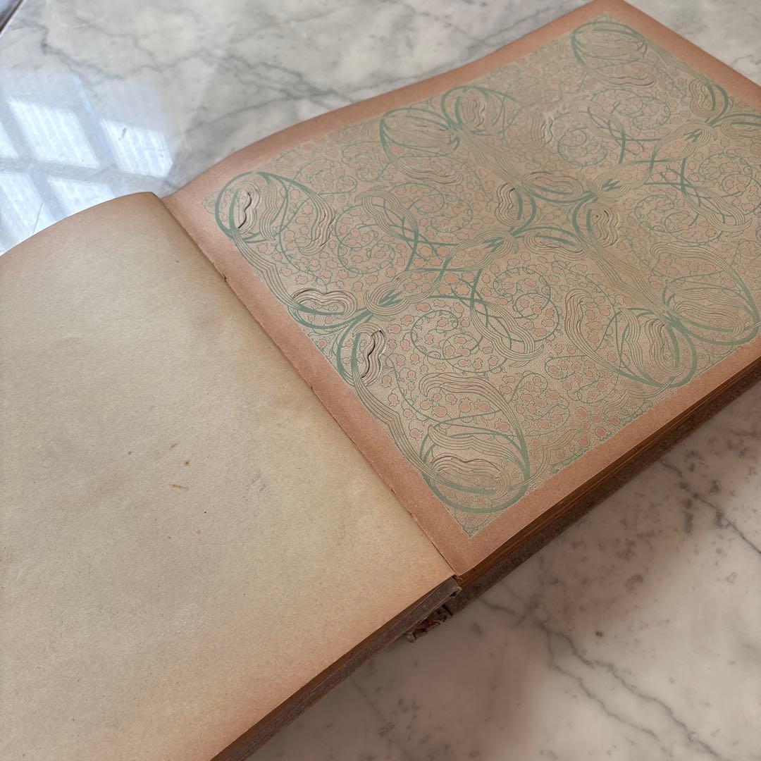 フランス　アンティーク　ポストカード　アルバム　CARTES POSTALES