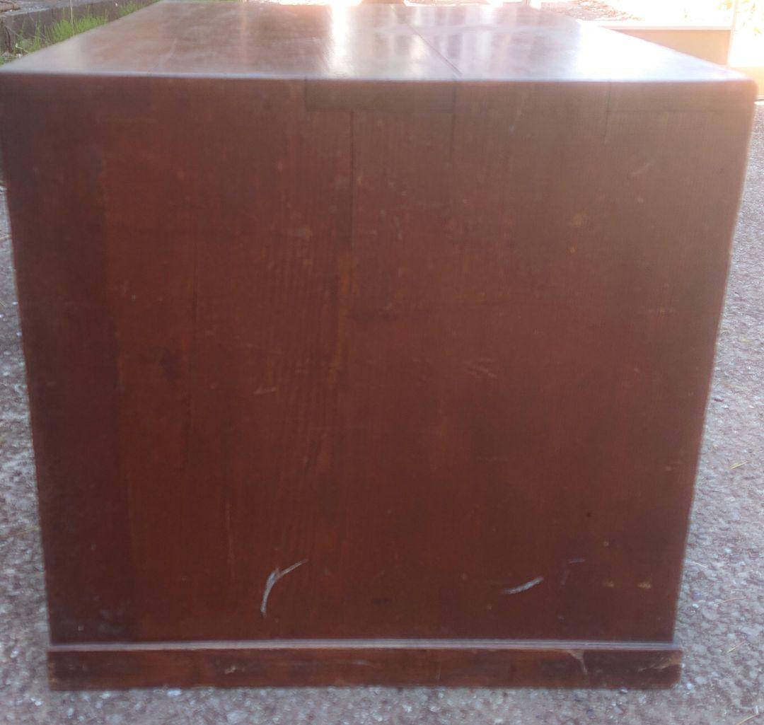 ヴィンテージ木製引き出し　木製棚　 8引き出し ブラウン