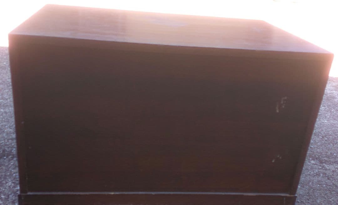 ヴィンテージ木製引き出し　木製棚　 8引き出し ブラウン