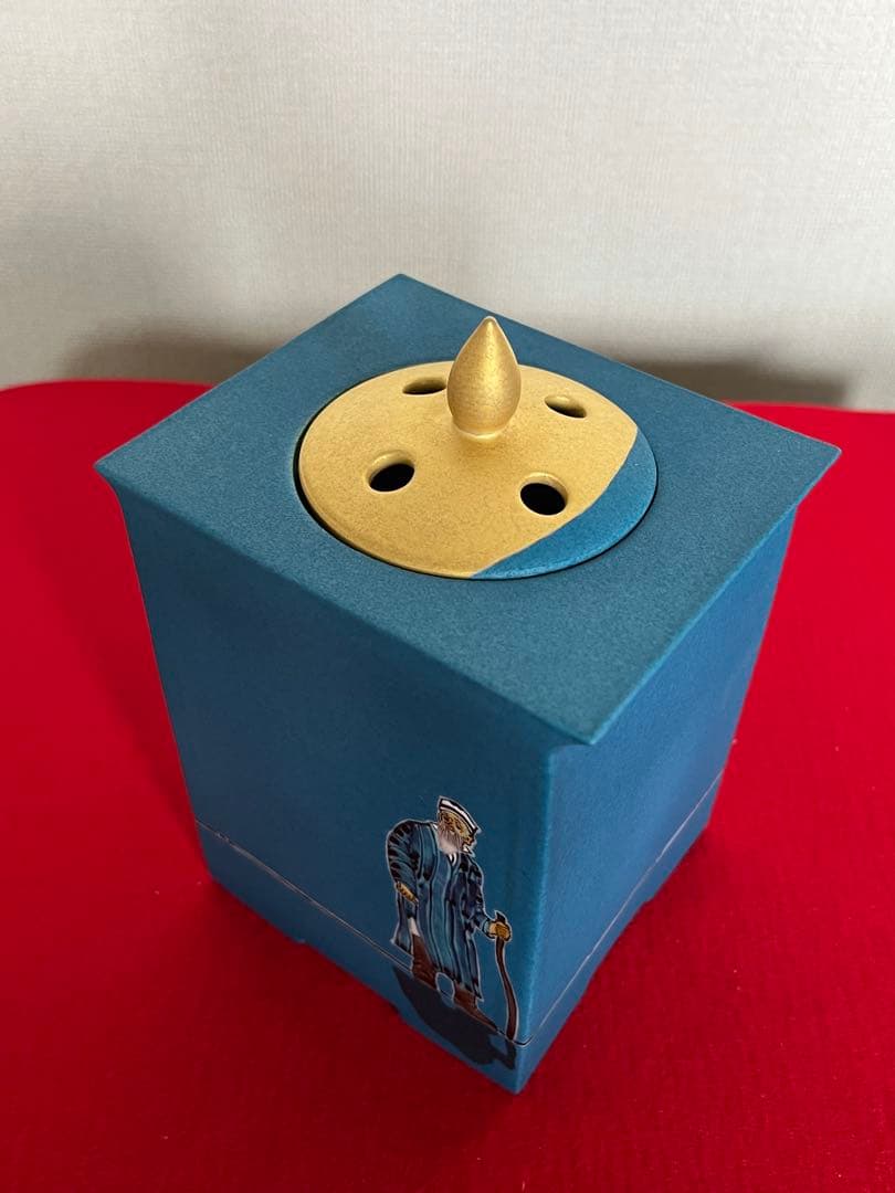 武腰一憲 サマルカンドブルー 香炉 『色絵 遠い日 香器 静夜』 K375