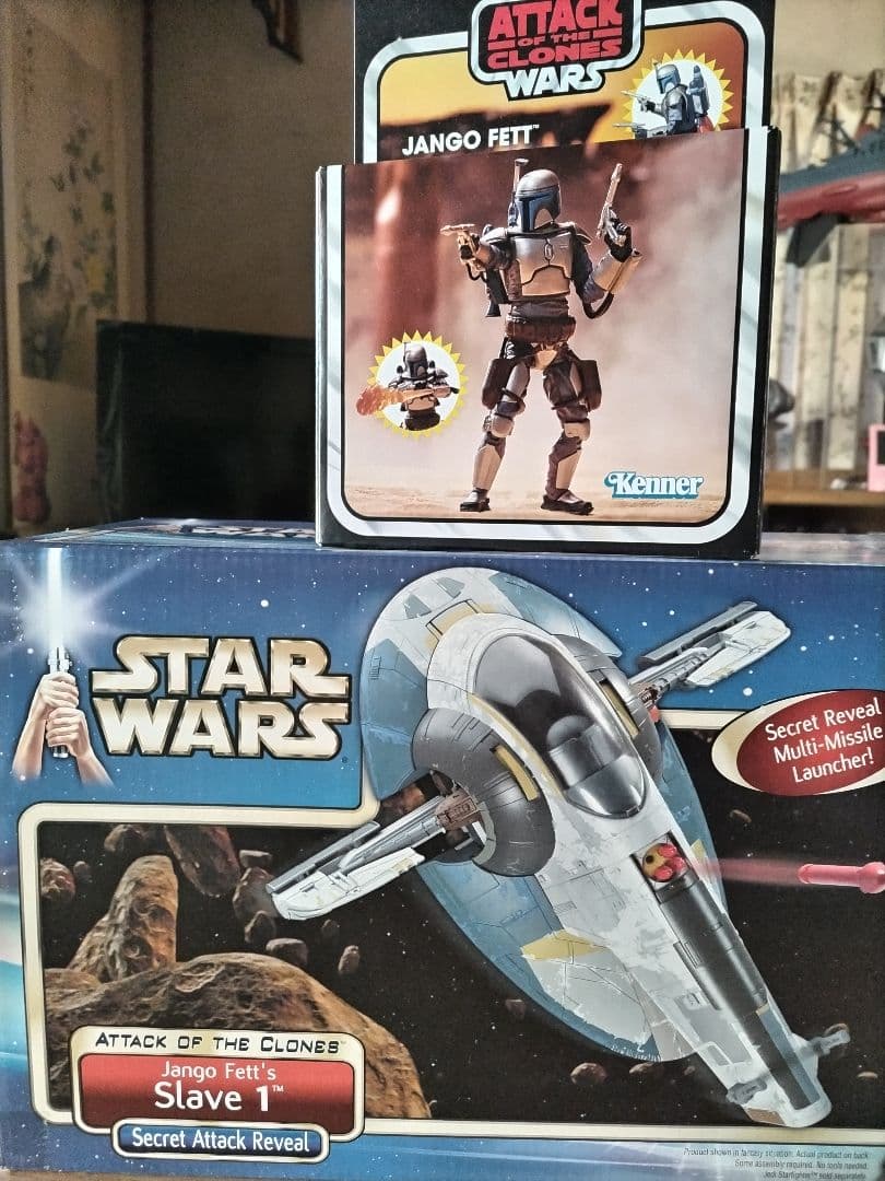 ビンテージコレクションジャンゴフェット とスレーブ1 STAR WARS