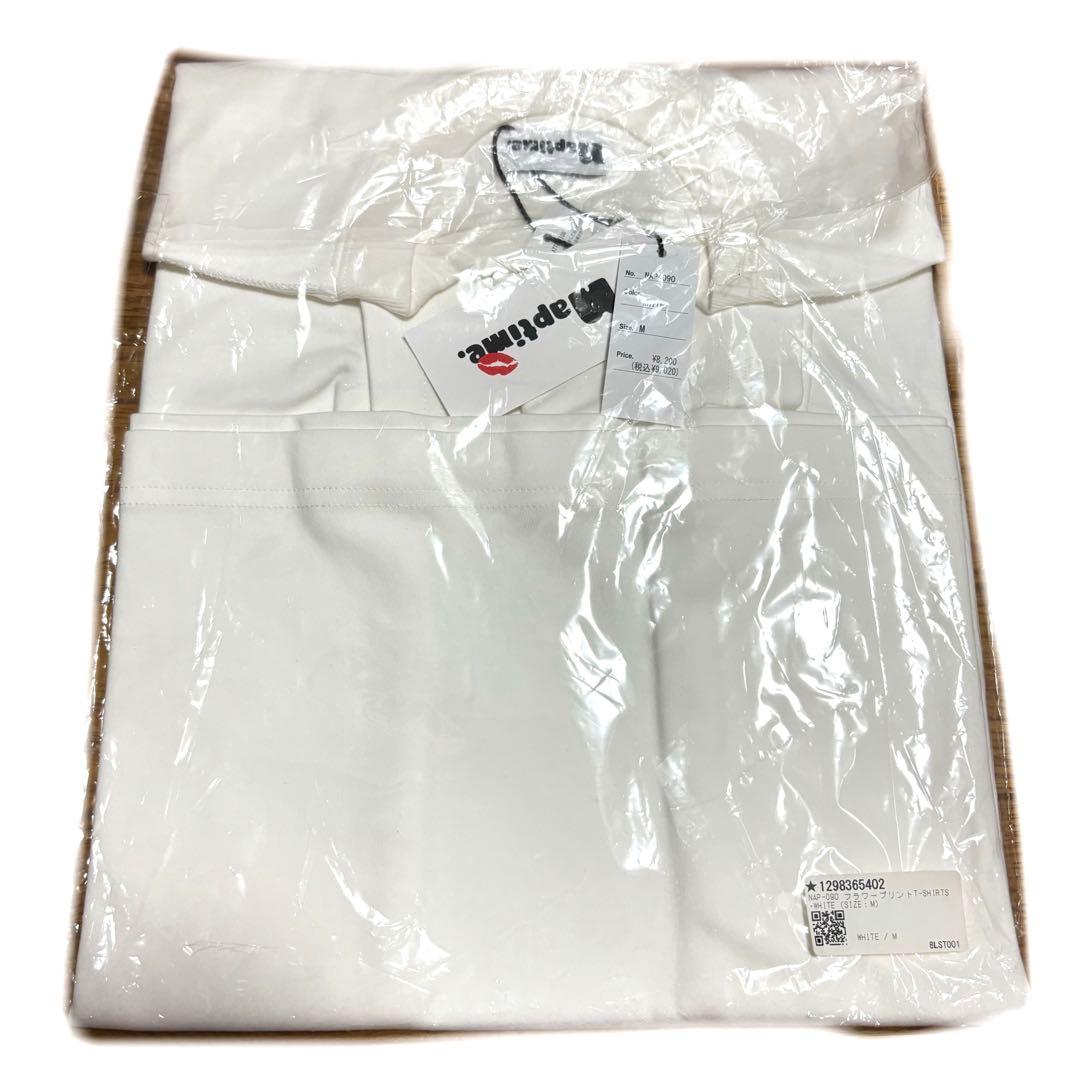 Naptime Nissy フラワープリントT-SHIRTS WHITE M