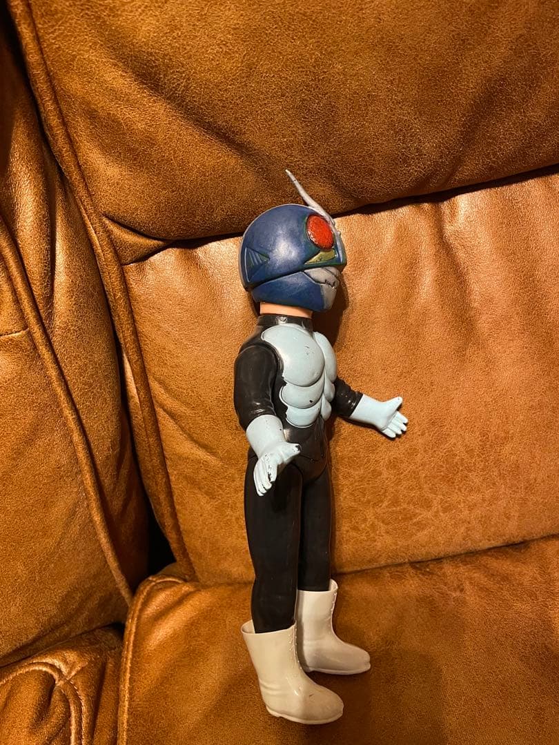 旧バンダイ　仮面ライダー　ソフビ ブルーマスク