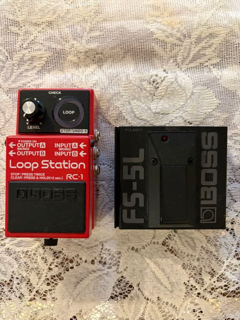 BOSS RC-1 Loop Station & FS-5L フットスイッチ