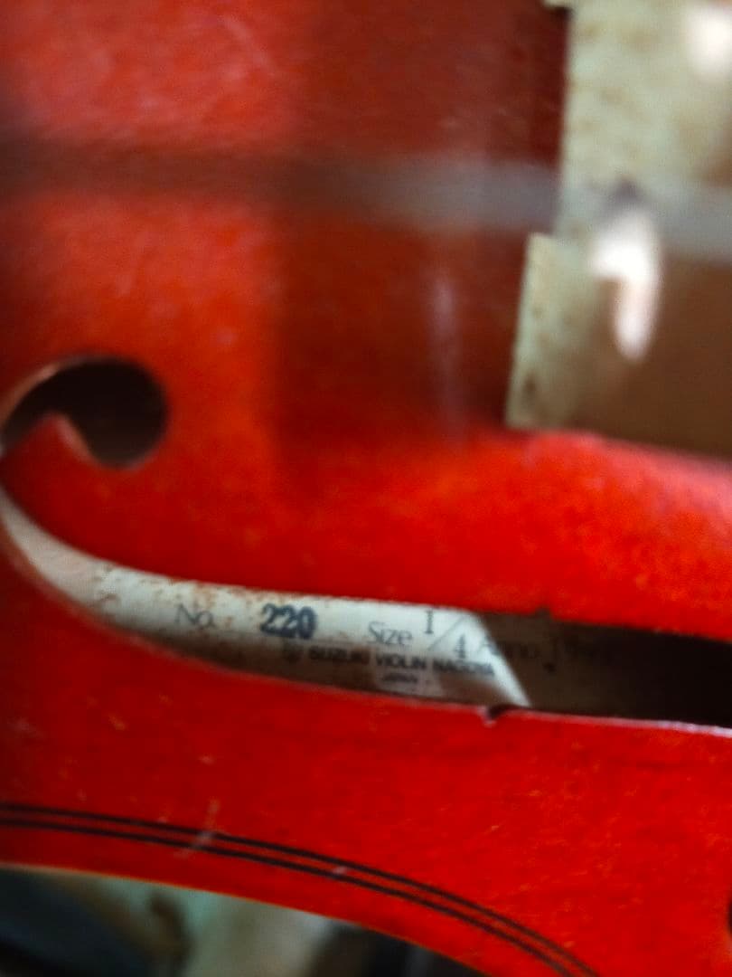 鈴木ヴァイオリン　1/4