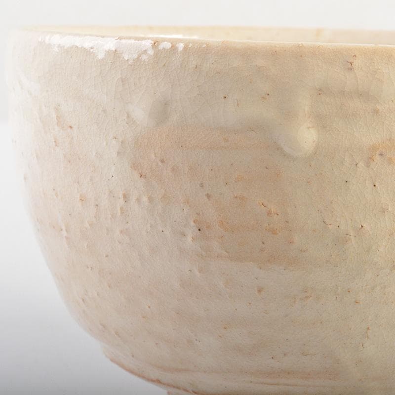 茶道具　萩焼　味舌隆司造　茶碗　銘「寿」　前大徳　福本積應極め箱　N　R7449