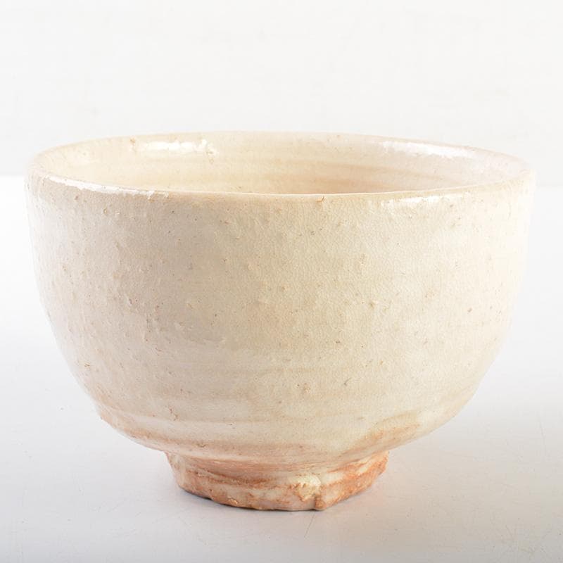 茶道具　萩焼　味舌隆司造　茶碗　銘「寿」　前大徳　福本積應極め箱　N　R7449