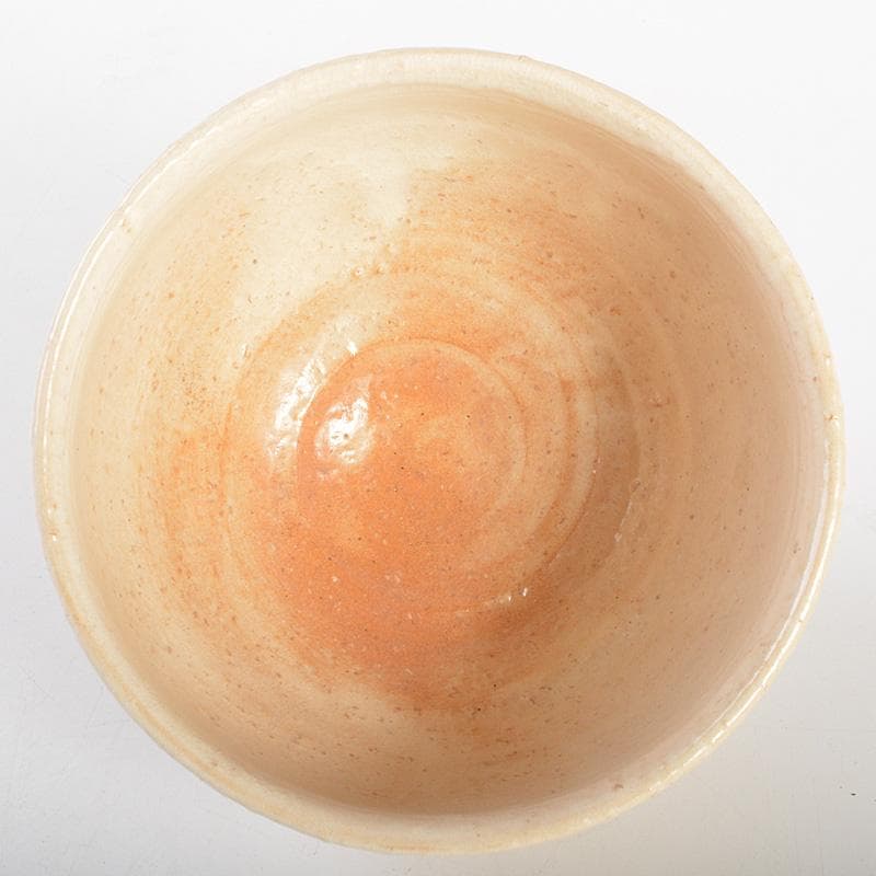 茶道具　萩焼　味舌隆司造　茶碗　銘「寿」　前大徳　福本積應極め箱　N　R7449