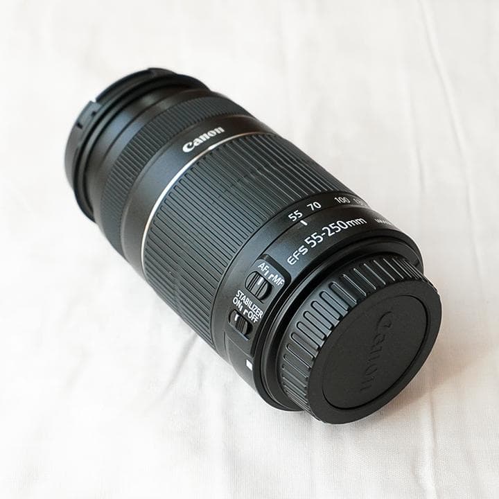 Canon 望遠レンズ EF-S55-250mm F4-5.6 IS STM