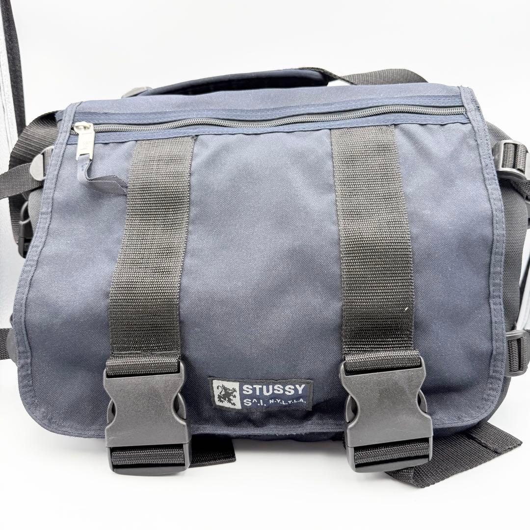 【希少】90's　OLD STUSSY　レコードバッグ　紺タグ　3点 まとめ売り