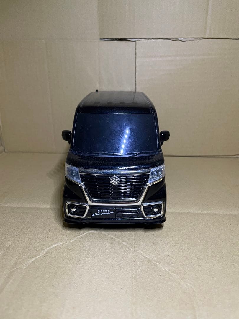 スペーシアカスタム53sカラーサンプル1/18サイズ黒