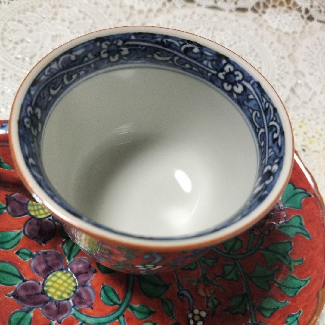 【未使用品②】 双楽窯（雙楽） 珈琲碗皿 陶阿弥✧まとめ売