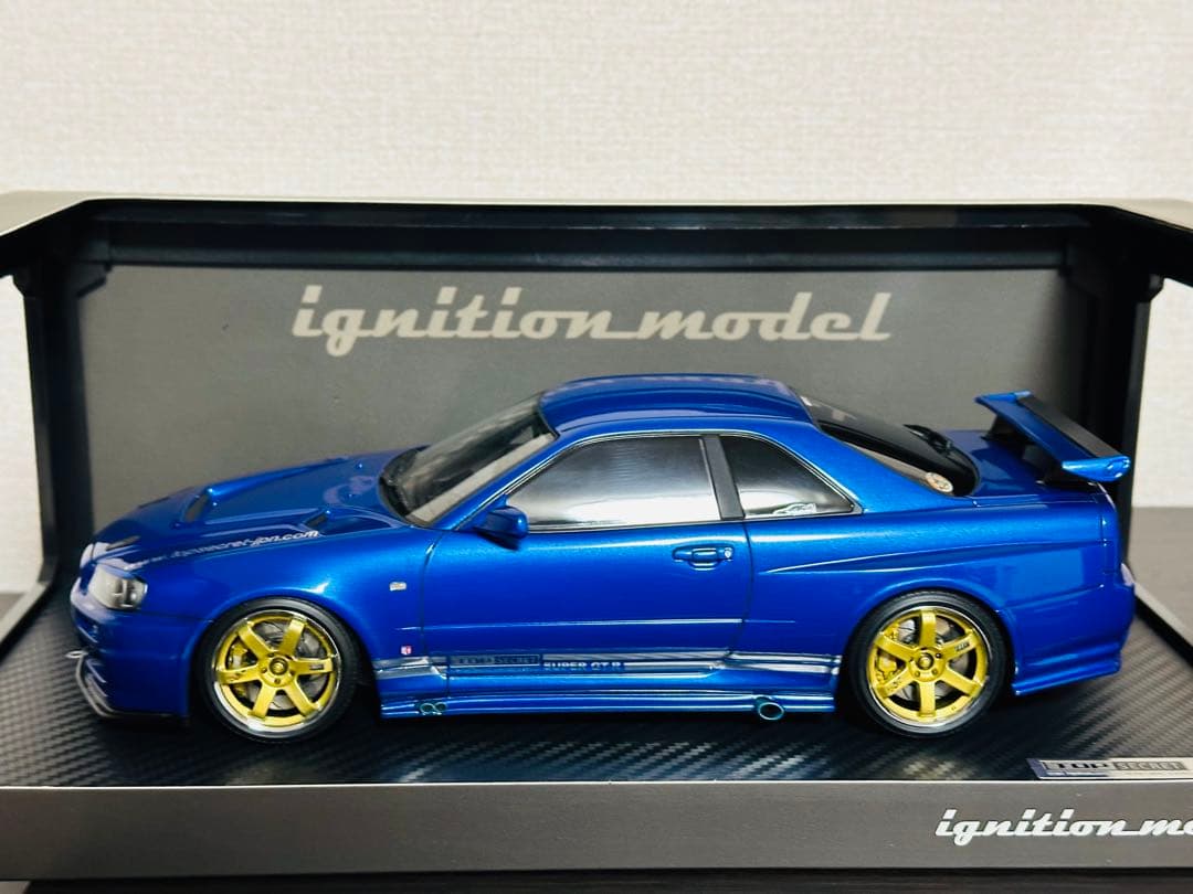 イグニッションモデル TOP SECRET BNR34 1/18