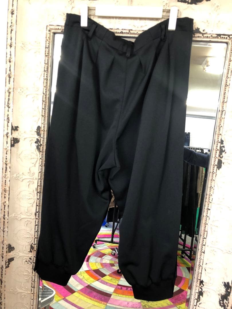 新品未使用タグ付き GroundY グラウンドワイ 黒 サルエルパンツ L