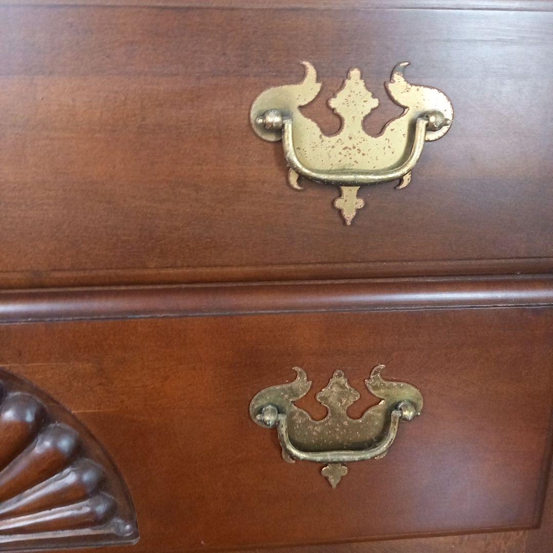 ばあちゃんアンティークチェスト 猫足　2引き出し ￥29800