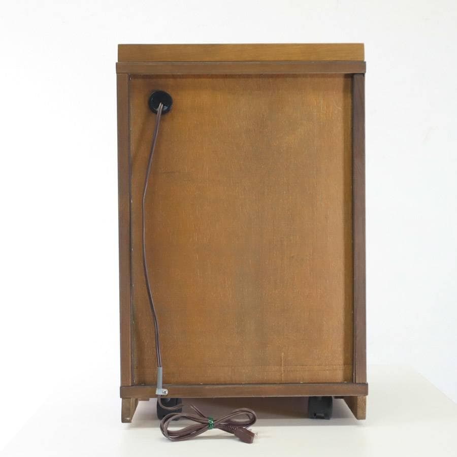 値下げ中 IDC大塚家具 ビエンナ ナイトテーブル コンセント＆キャスター