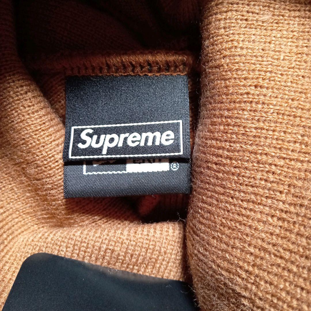 Supreme シュプリーム×ニューエラ×スワロフスキー　ニット帽　ブラウン