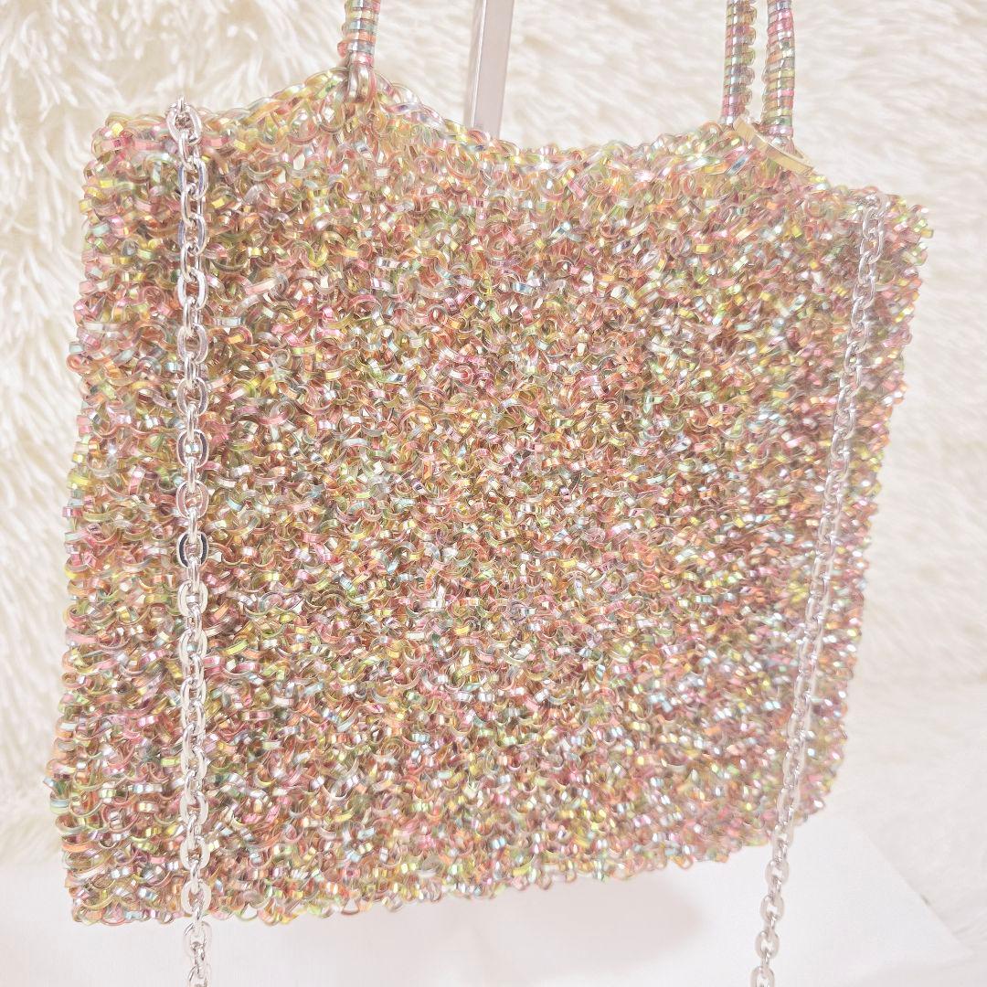 麗様✨アンテプリマ ミディアム シャンパン マルチ チェーン