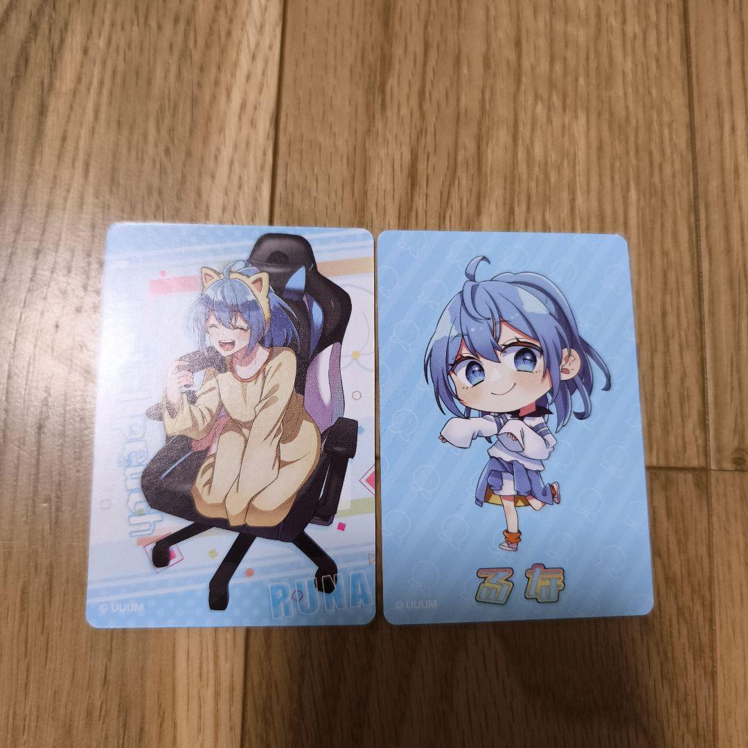 カラフルピーチ るな ちびぐるみ グミカード 缶バッジ 消しゴム