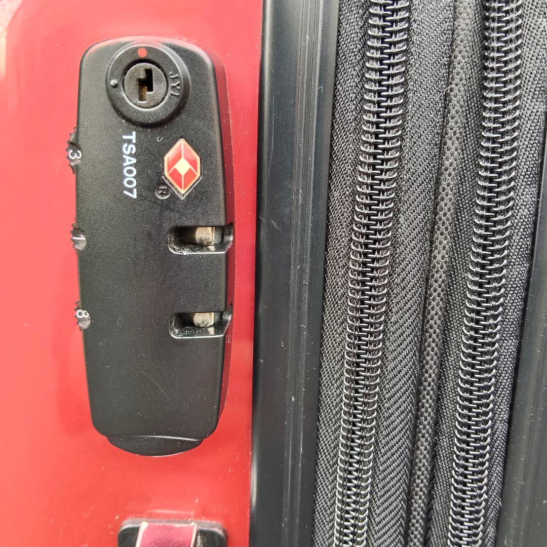 DELSEY デルセー キャリーケース 機内持込可 レッド 4輪 TSAロック