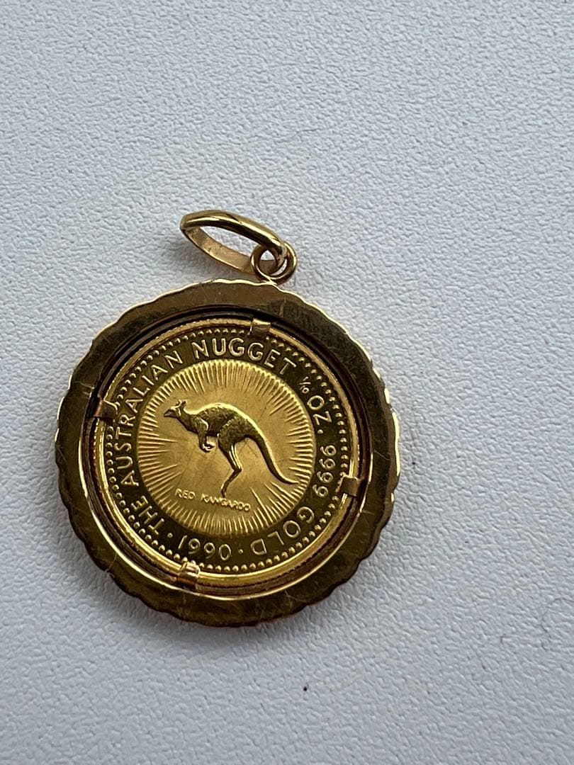 【けんじくん】オーストラリア 1990年 カンガルー金貨1/10オンス