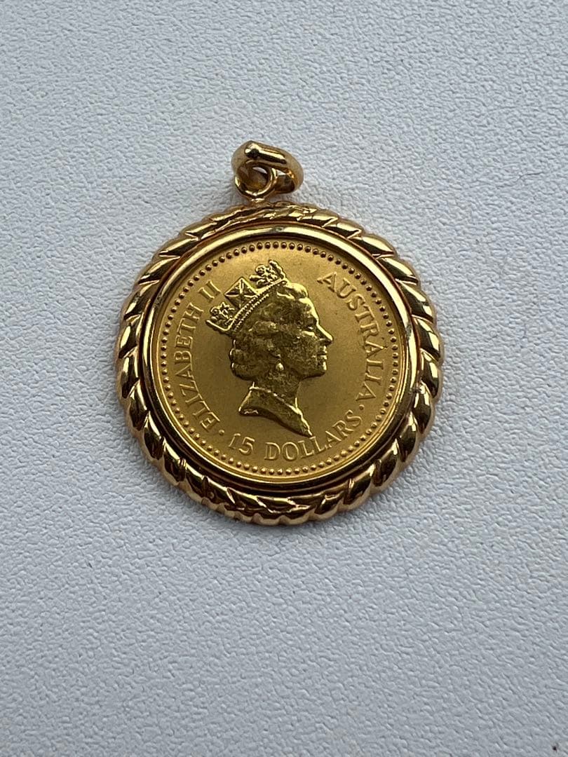 【けんじくん】オーストラリア 1990年 カンガルー金貨1/10オンス