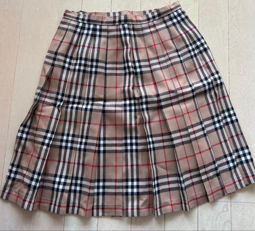 Burberrys チェック柄 プリーツスカート 38