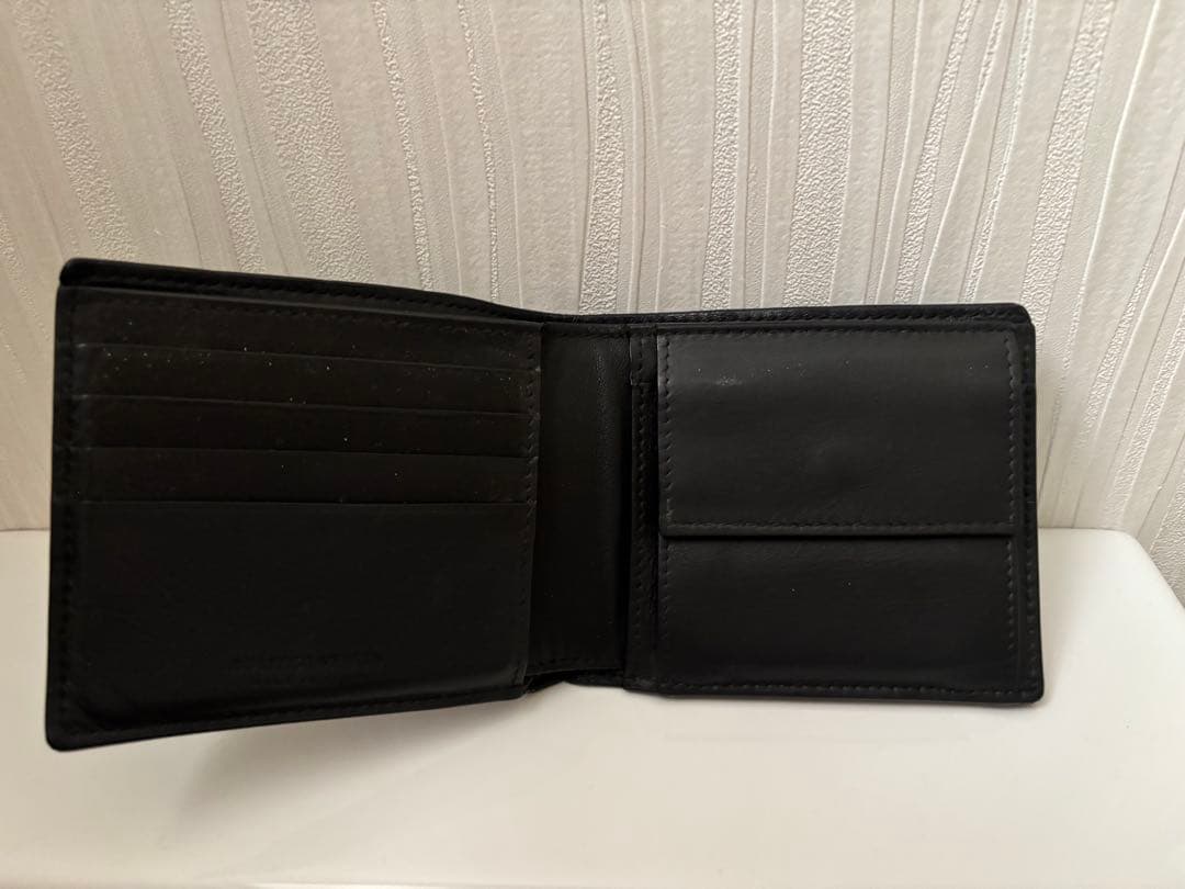 ボッテガ　BOTTEGA VENETA 二つ折り財布　ケース付き ブラック
